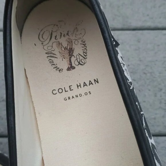 Cole Haan Pinch Weekender Floral Canvas Penny Loafer Shoes | Cole Haan Slip Ons - Picture 9 of 10